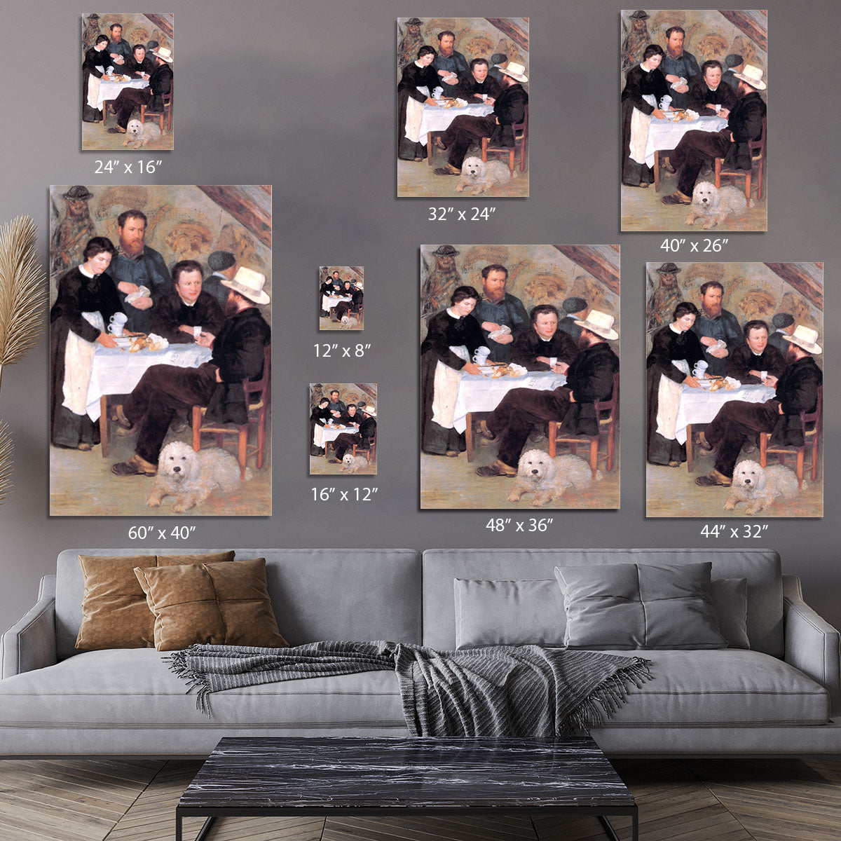 The cabaret of Mm Antony by Renoir Canvas Print or Poster - Canvas Art Rocks - 7