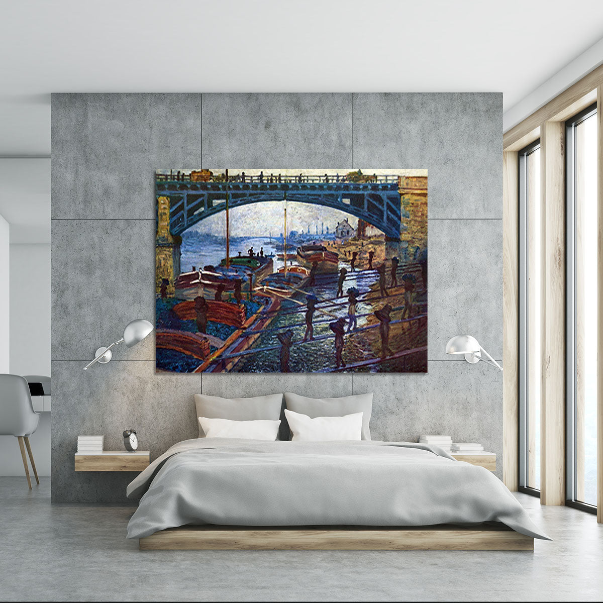 The coal carrier by Monet Canvas Print or Poster - Canvas Art Rocks - 5