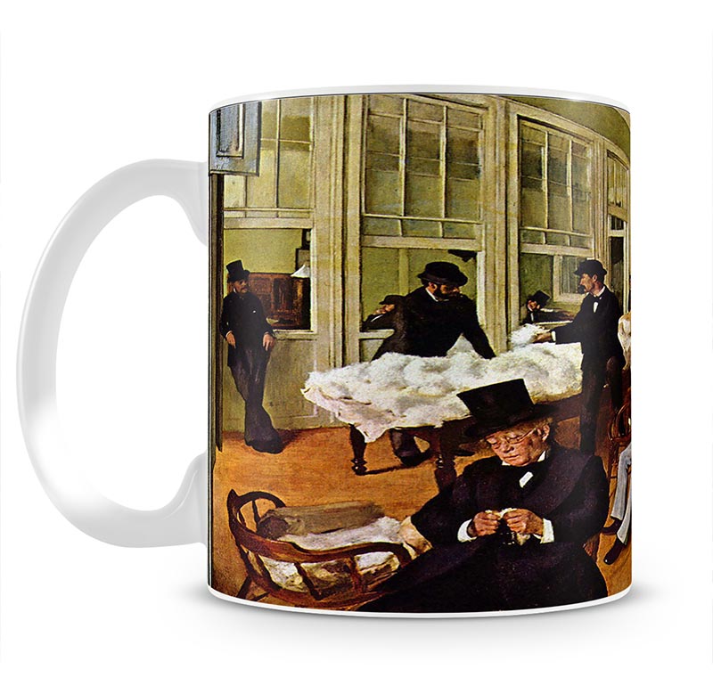 The cotton office in New Orleans by Degas Mug - Canvas Art Rocks - 1