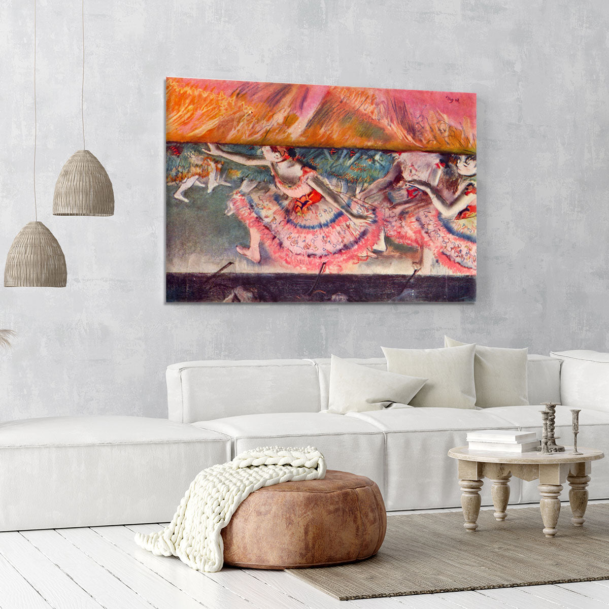 The curtain falls by Degas Canvas Print or Poster - Canvas Art Rocks - 6