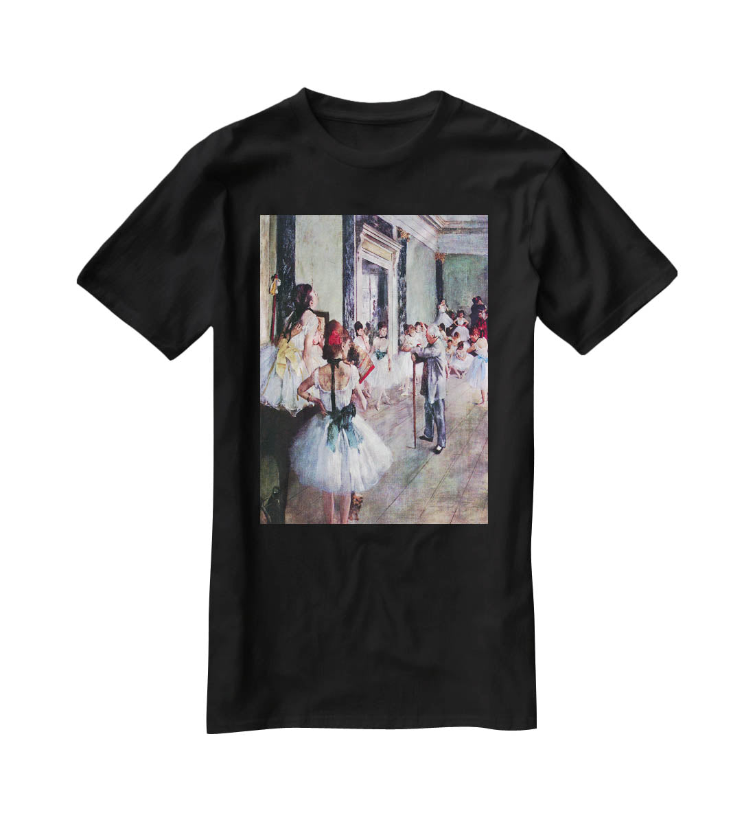 The dance class by Degas T-Shirt - Canvas Art Rocks - 1