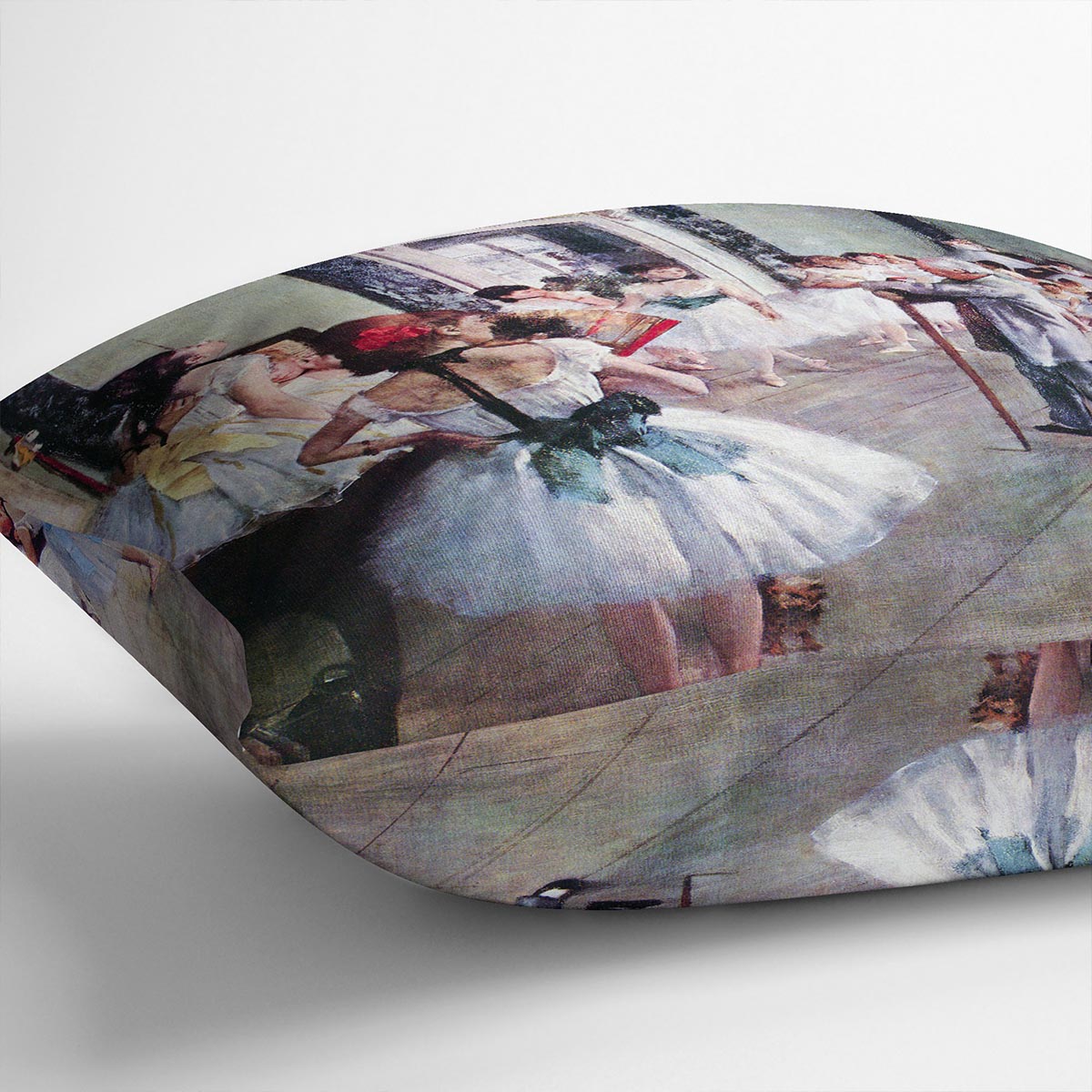 The dance class by Degas Cushion