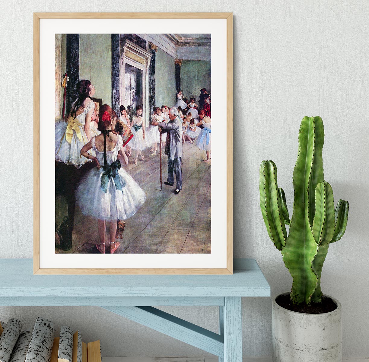 The dance class by Degas Framed Print - Canvas Art Rocks - 3