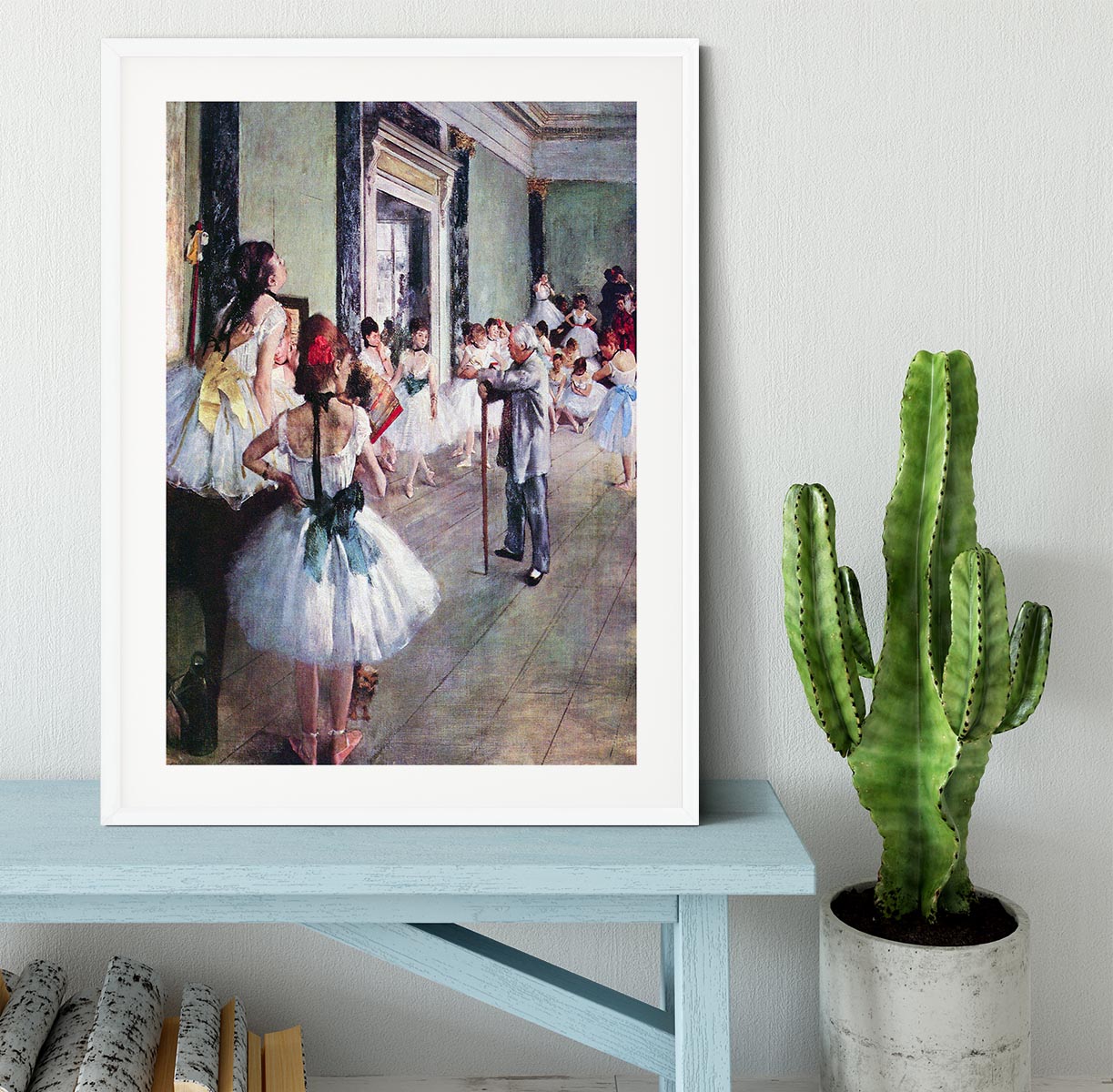 The dance class by Degas Framed Print - Canvas Art Rocks - 5