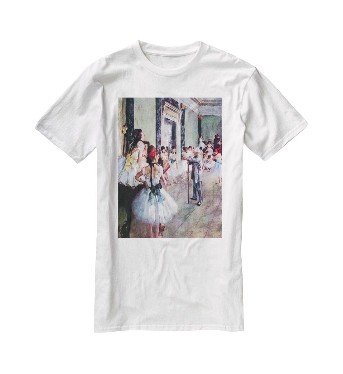 The dance class by Degas T-Shirt - Canvas Art Rocks - 5