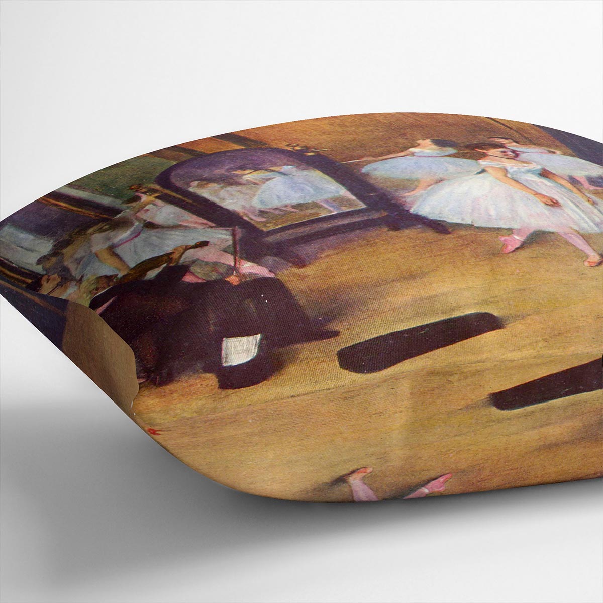 The dance hall by Degas Cushion