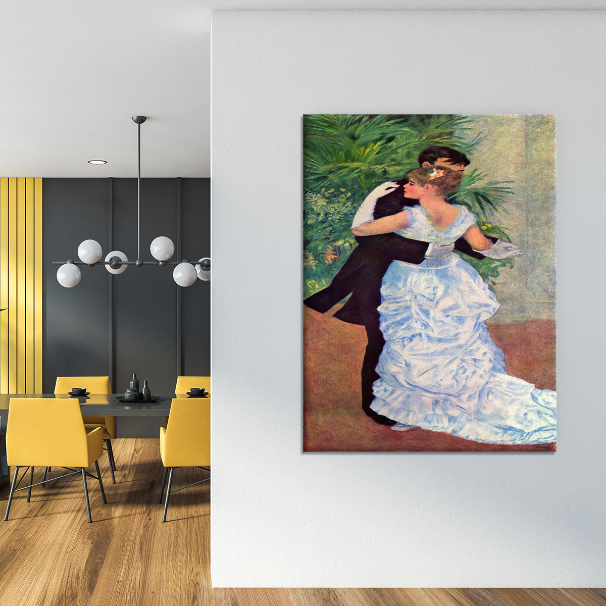 The dance in the city by Renoir Canvas Print or Poster - Canvas Art Rocks - 4