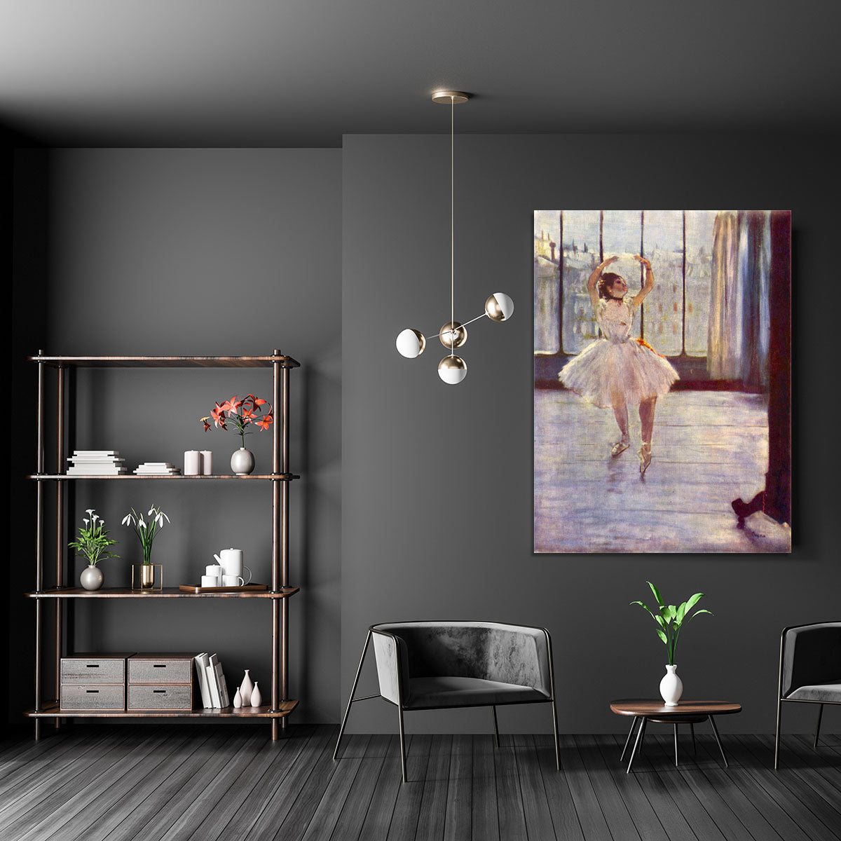 The dancer at the photographer by Degas Canvas Print or Poster - Canvas Art Rocks - 5