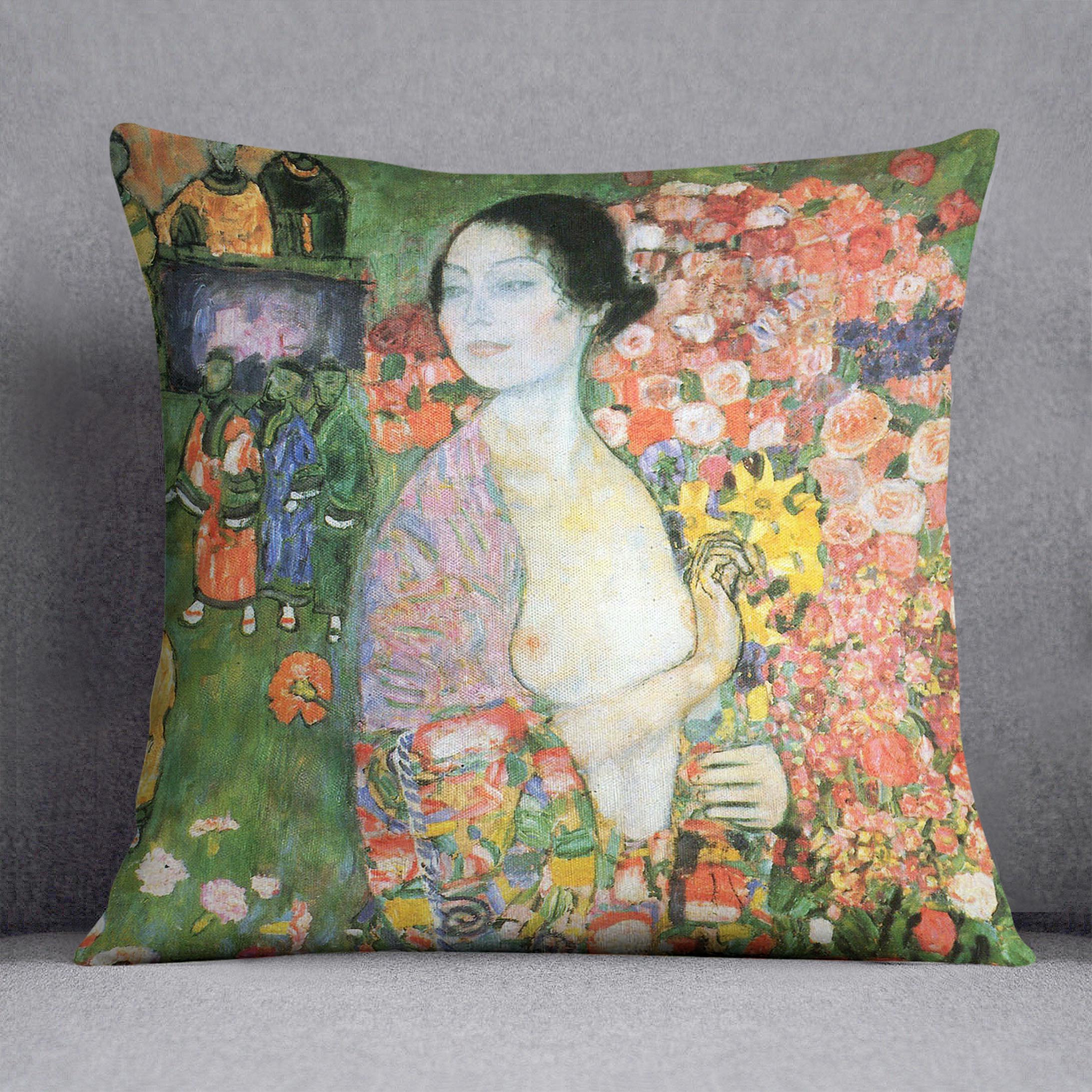 The dancer by Klimt Cushion