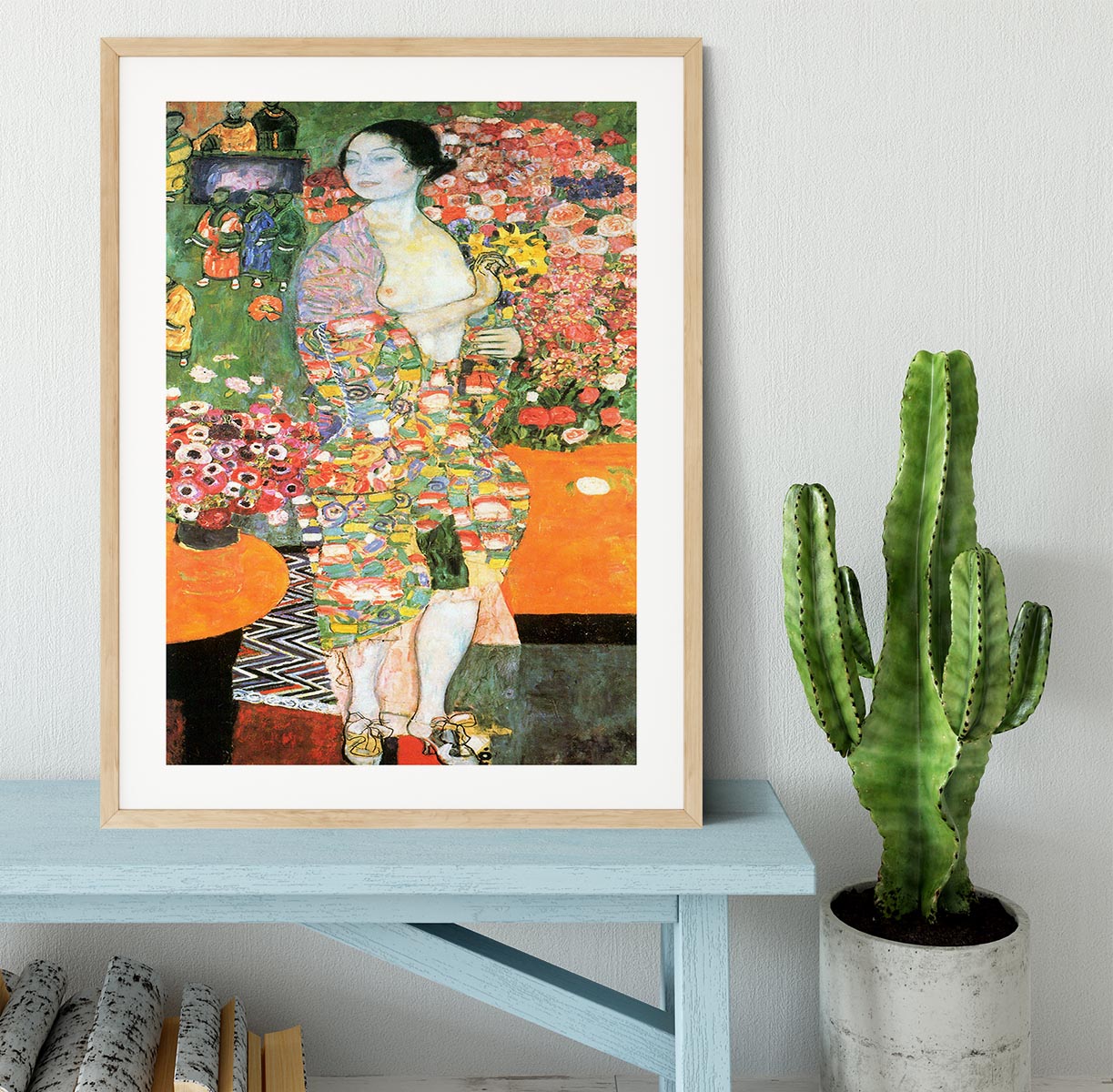 The dancer by Klimt Framed Print - Canvas Art Rocks - 3
