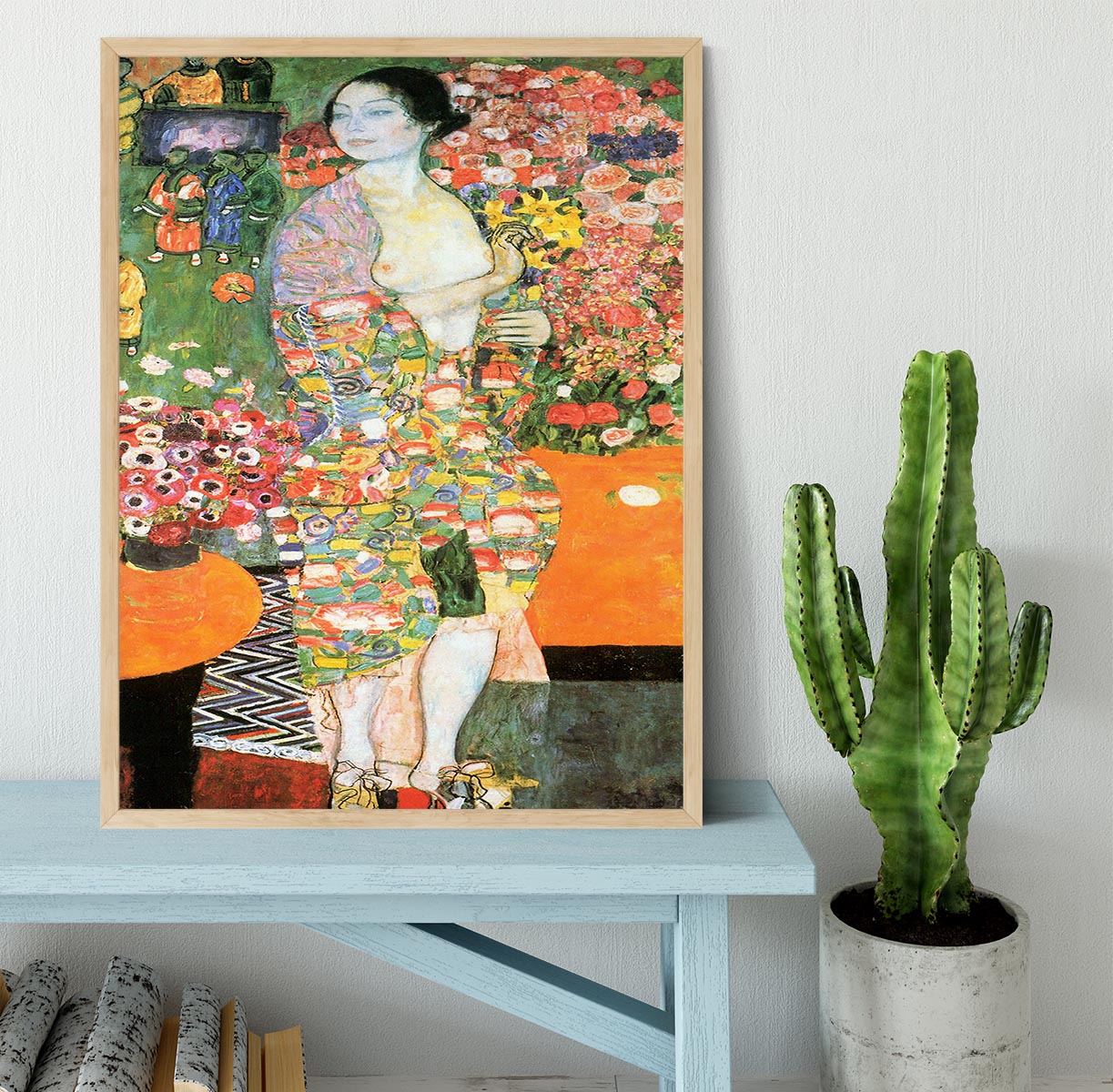 The dancer by Klimt Framed Print - Canvas Art Rocks - 4