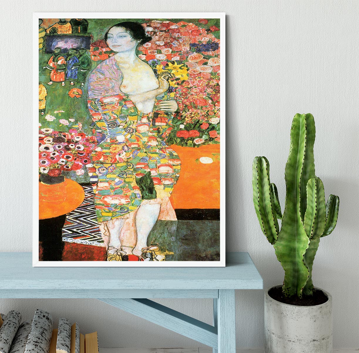 The dancer by Klimt Framed Print - Canvas Art Rocks -6