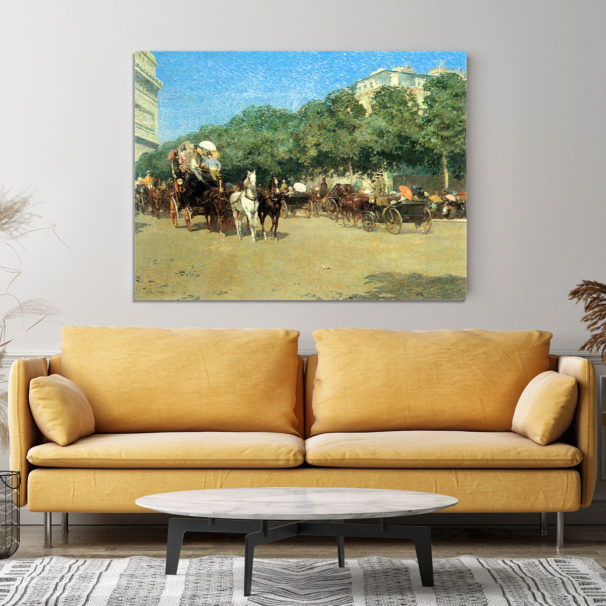 The day of the Grand Prize 1 by Hassam Canvas Print or Poster - Canvas Art Rocks - 4