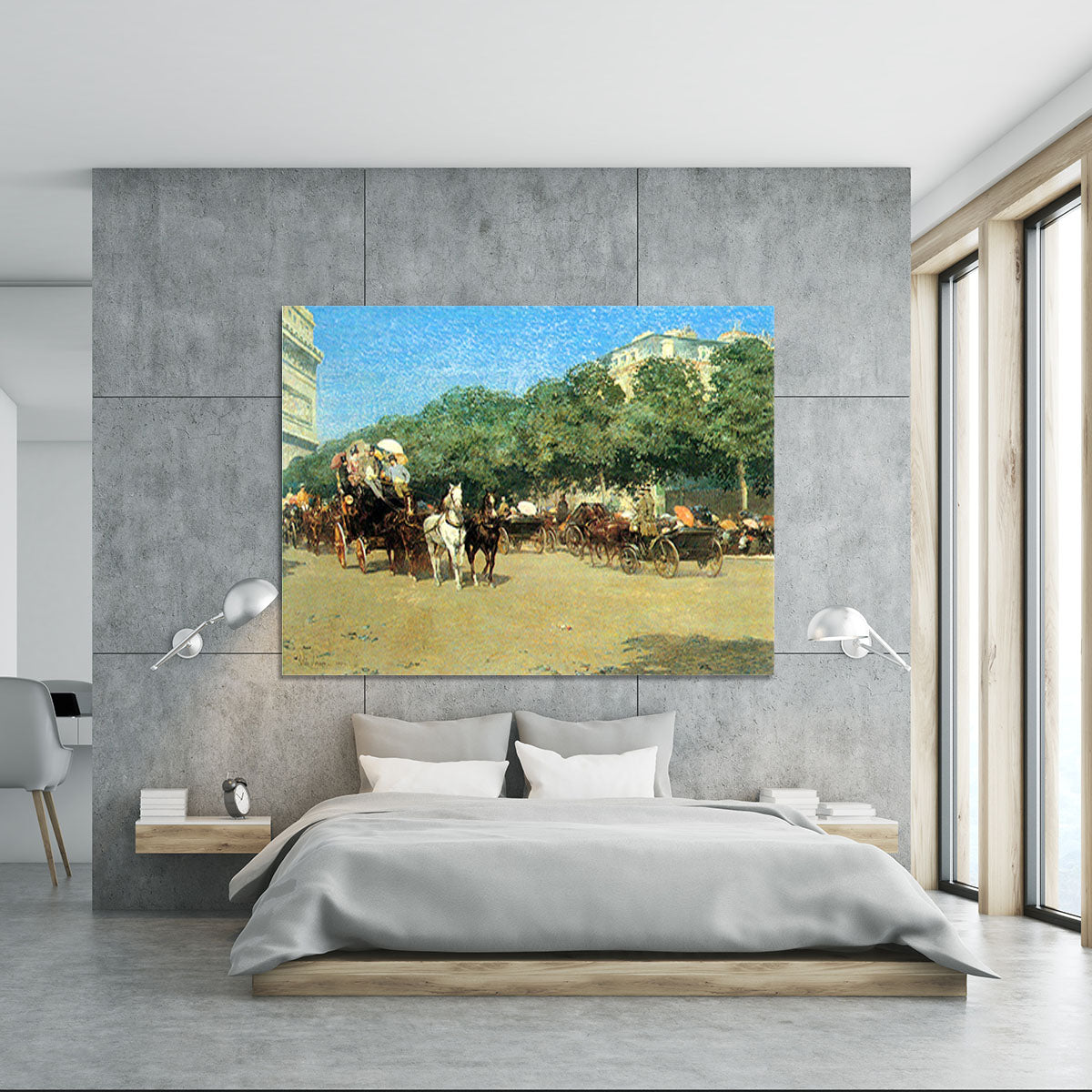 The day of the Grand Prize 1 by Hassam Canvas Print or Poster - Canvas Art Rocks - 5