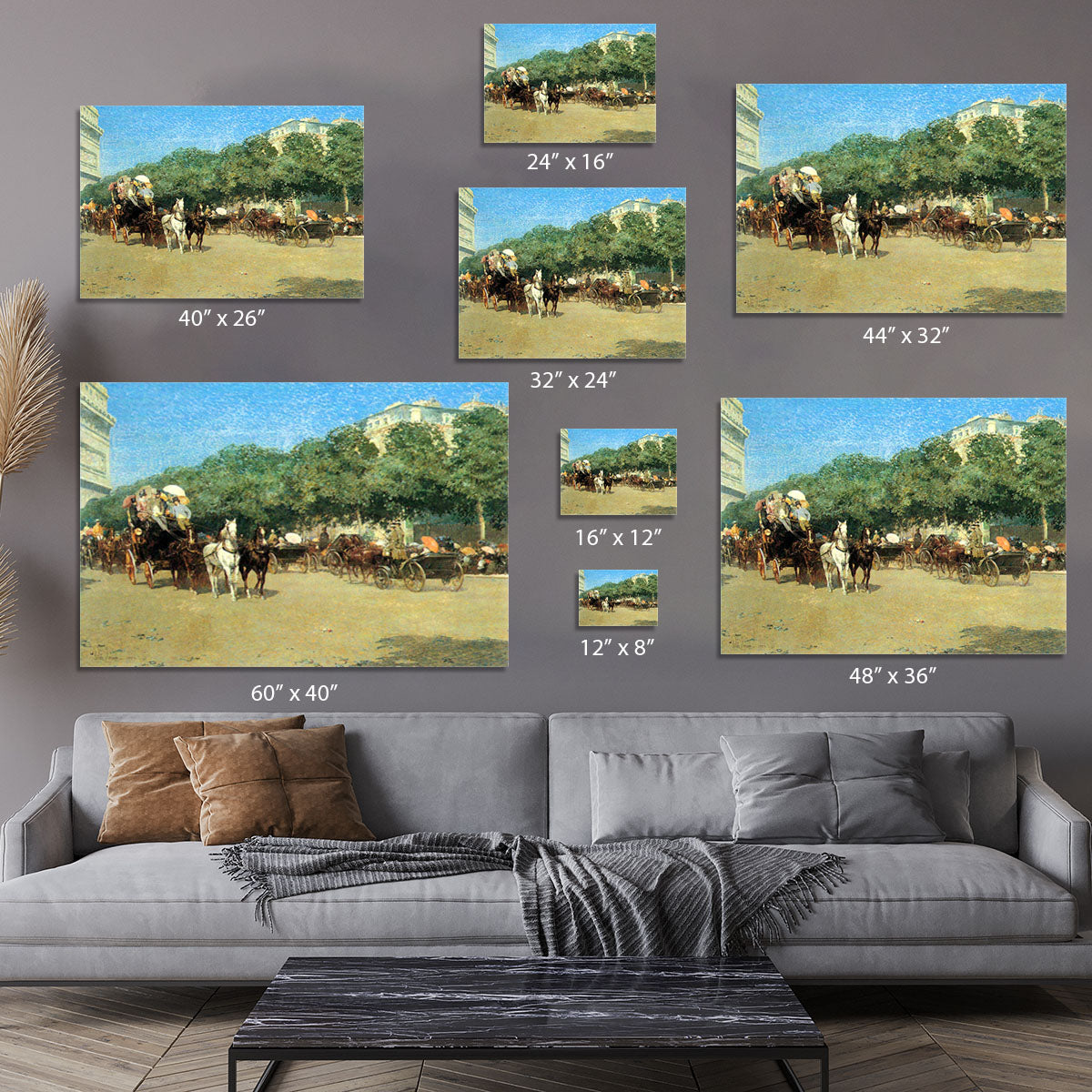 The day of the Grand Prize 1 by Hassam Canvas Print or Poster - Canvas Art Rocks - 7