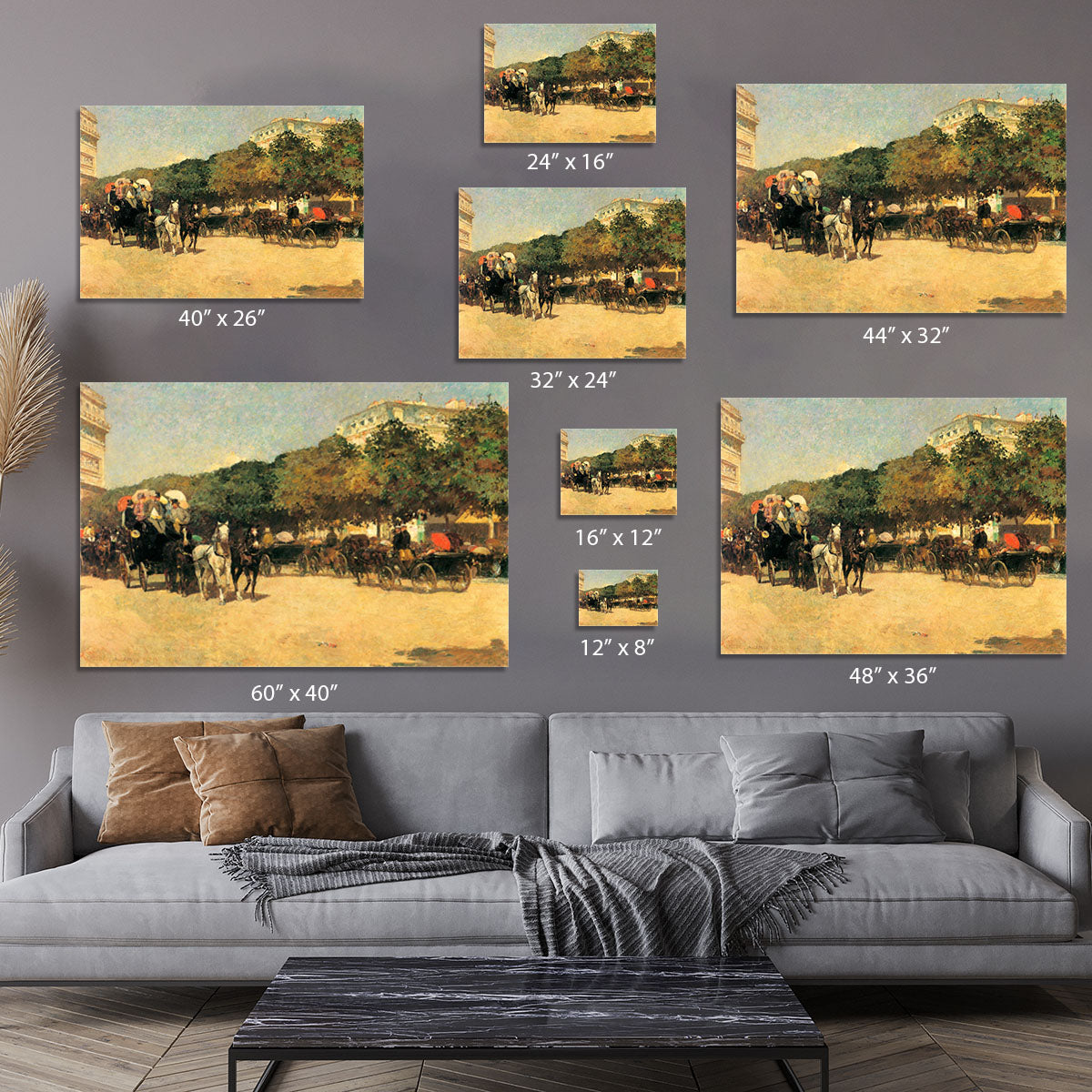 The day of the Grand Prize 2 by Hassam Canvas Print or Poster - Canvas Art Rocks - 7