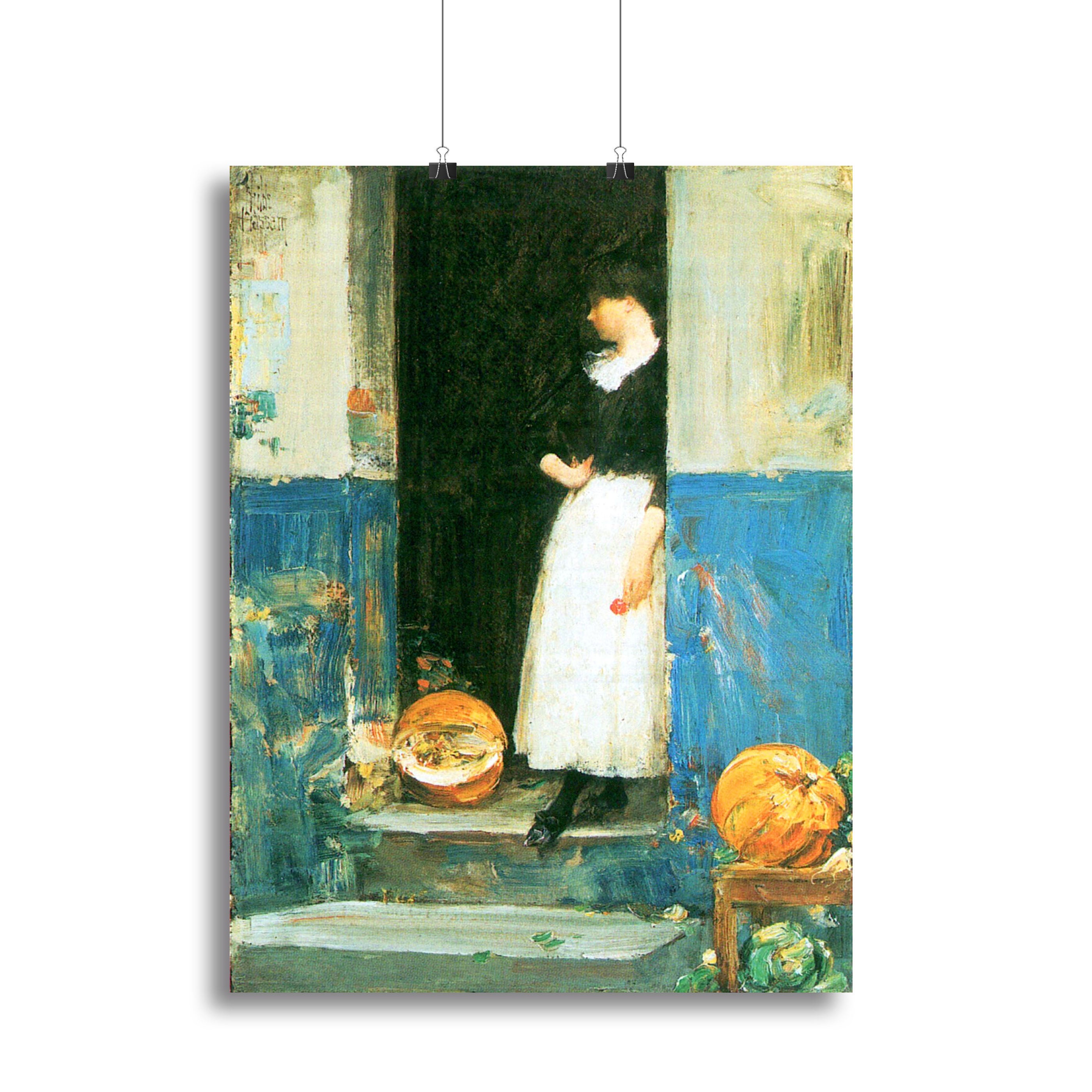 The fruit trader by Hassam Canvas Print or Poster - Canvas Art Rocks - 2