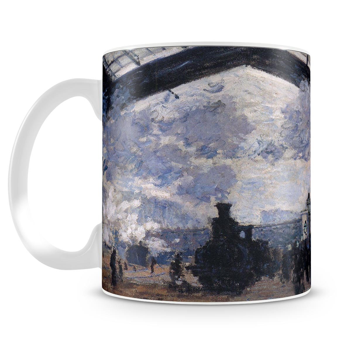 The gare St Lazare 2 by Monet Mug - Canvas Art Rocks - 4