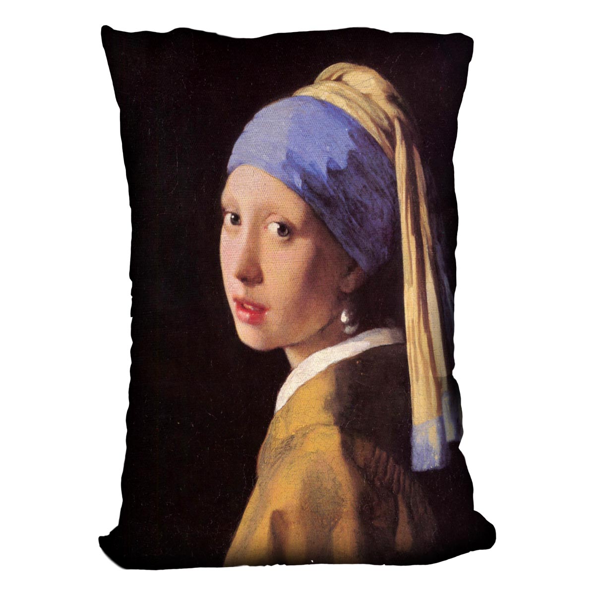 The girl with the pearl earring by Vermeer Cushion