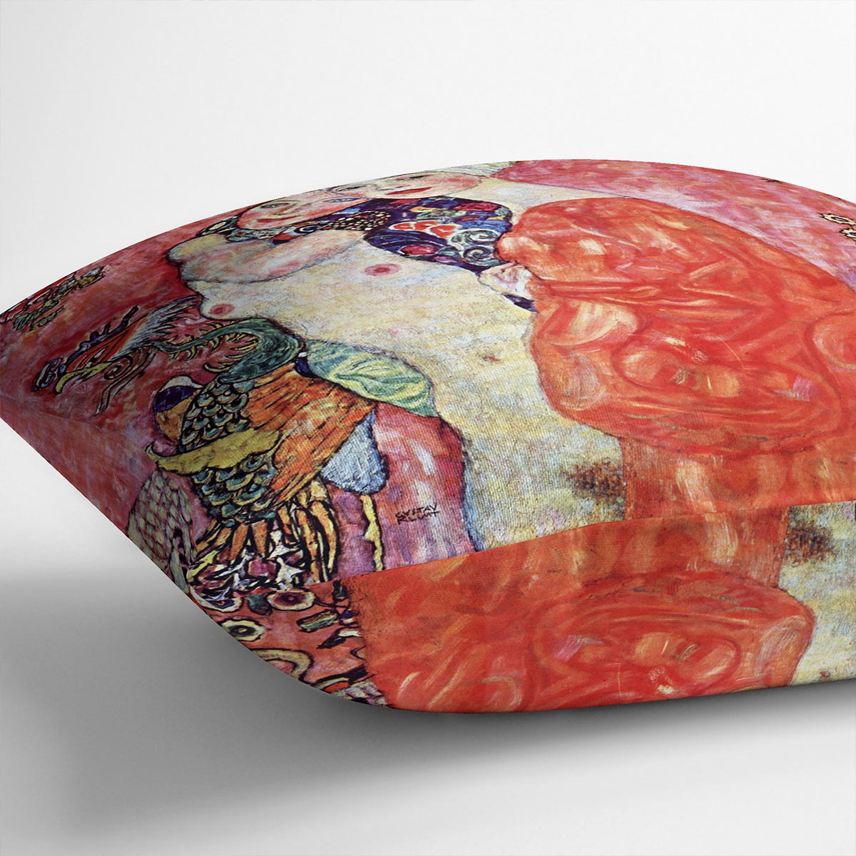 The girlfriends by Klimt Cushion