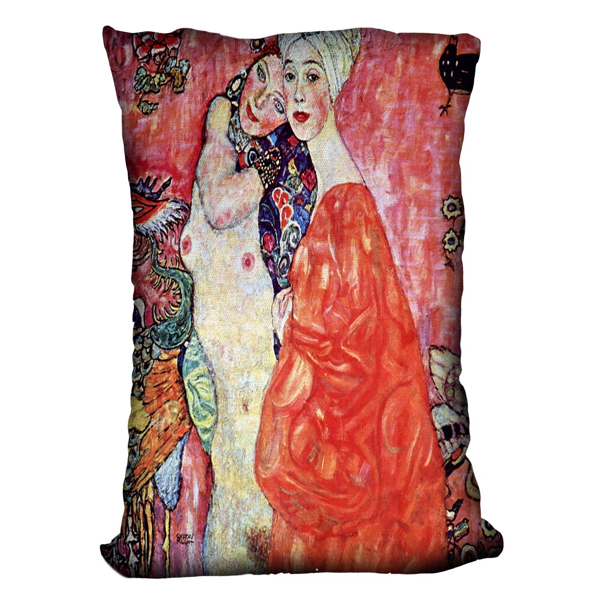 The girlfriends by Klimt Cushion