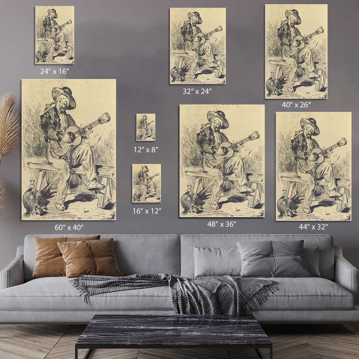 The guitar Player by Manet Canvas Print or Poster - Canvas Art Rocks - 7