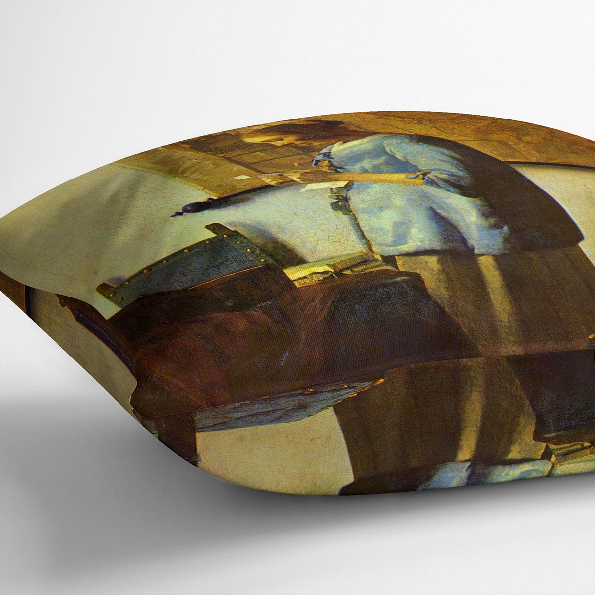 The letter reader by Vermeer Cushion