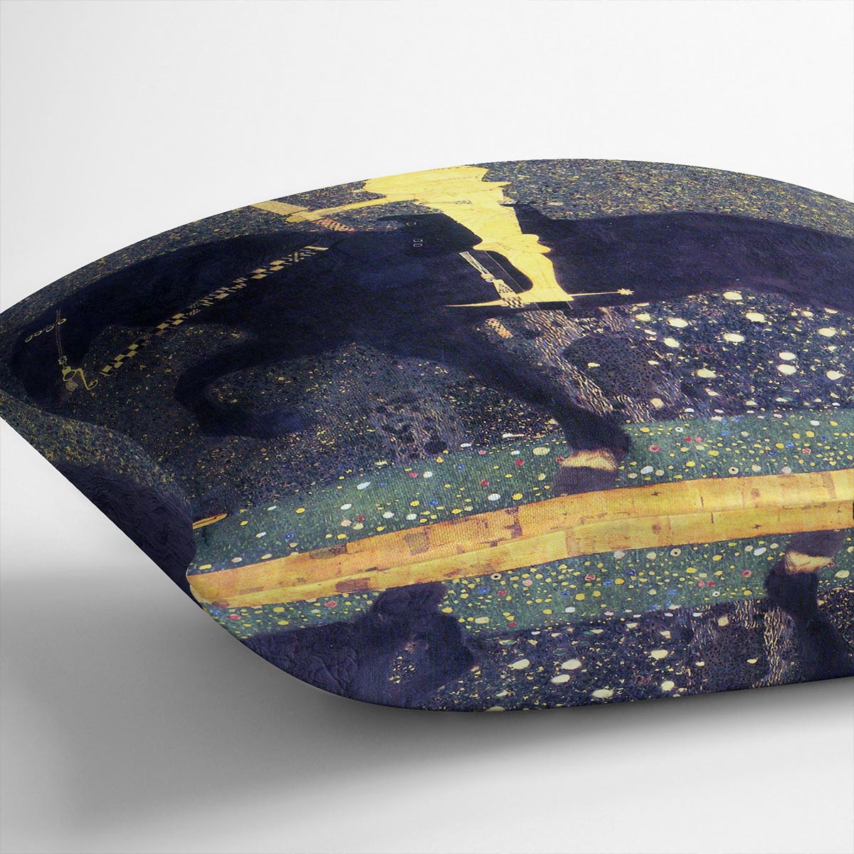 The life of a struggle The Golden Knights by Klimt Cushion