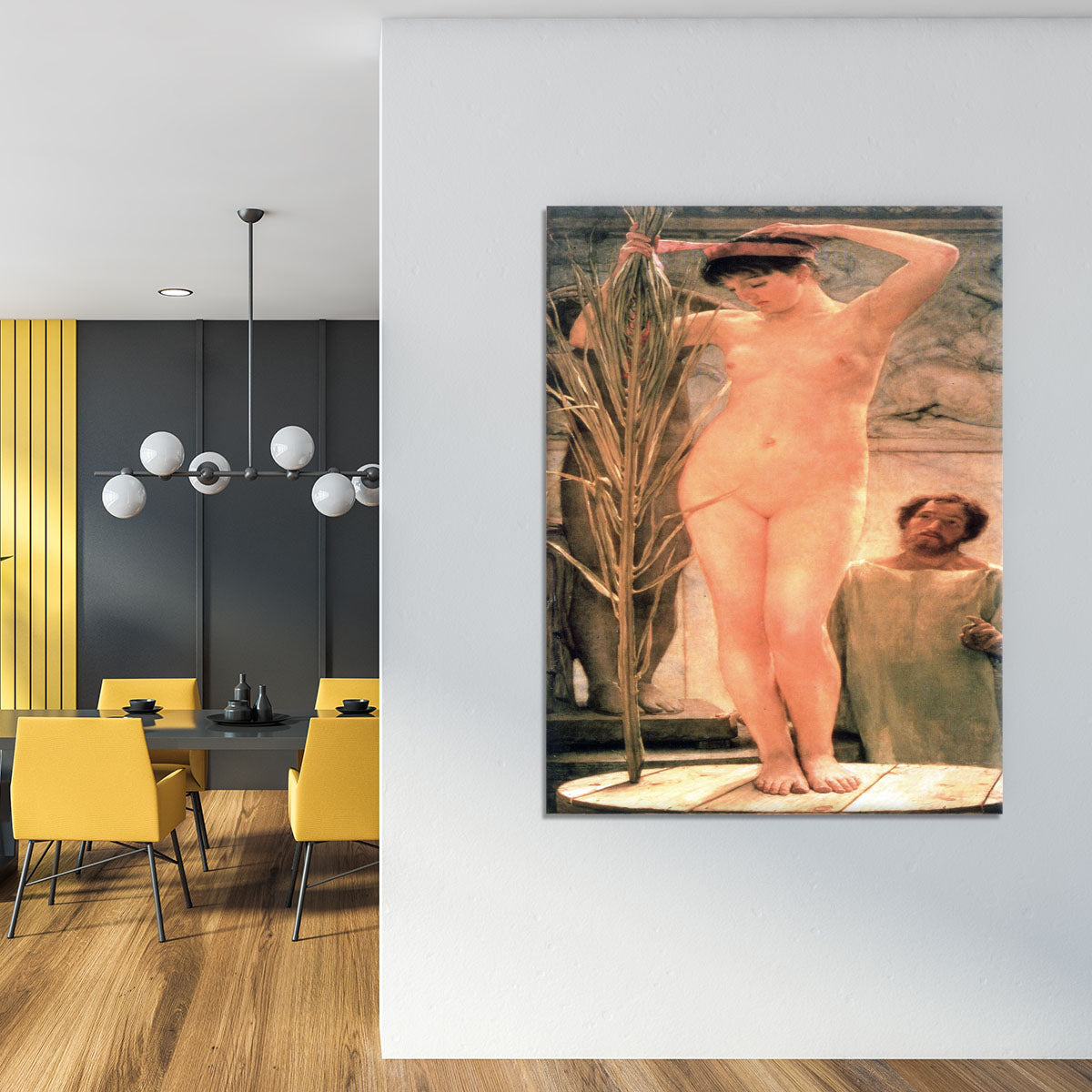 The model of a sculptor Venus Esquilina by Alma Tadema Canvas Print or Poster - Canvas Art Rocks - 4