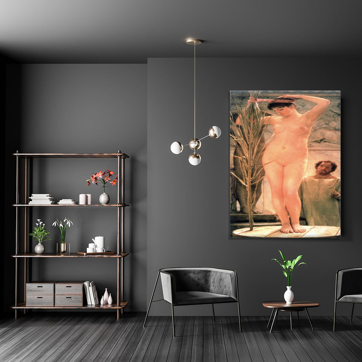 The model of a sculptor Venus Esquilina by Alma Tadema Canvas Print or Poster - Canvas Art Rocks - 5