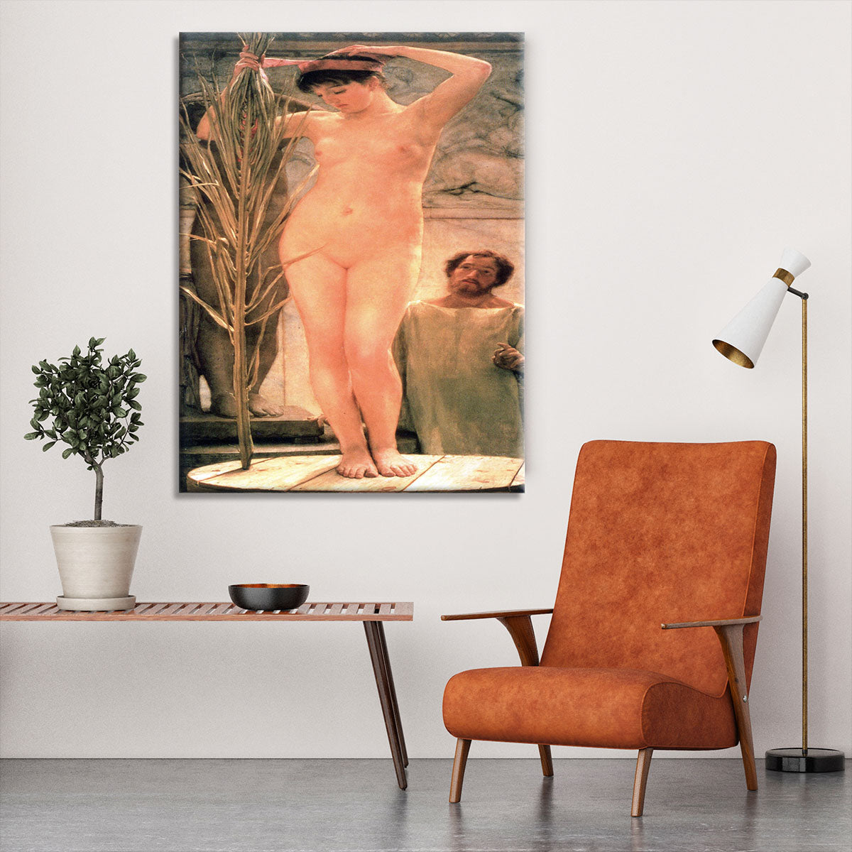 The model of a sculptor Venus Esquilina by Alma Tadema Canvas Print or Poster - Canvas Art Rocks - 6