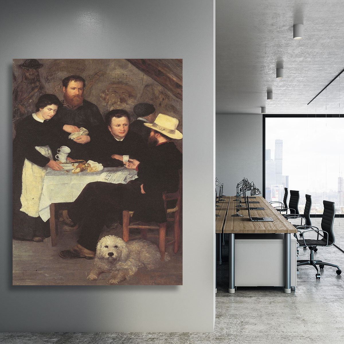 The mother of cabaret Antony by Renoir Canvas Print or Poster - Canvas Art Rocks - 3