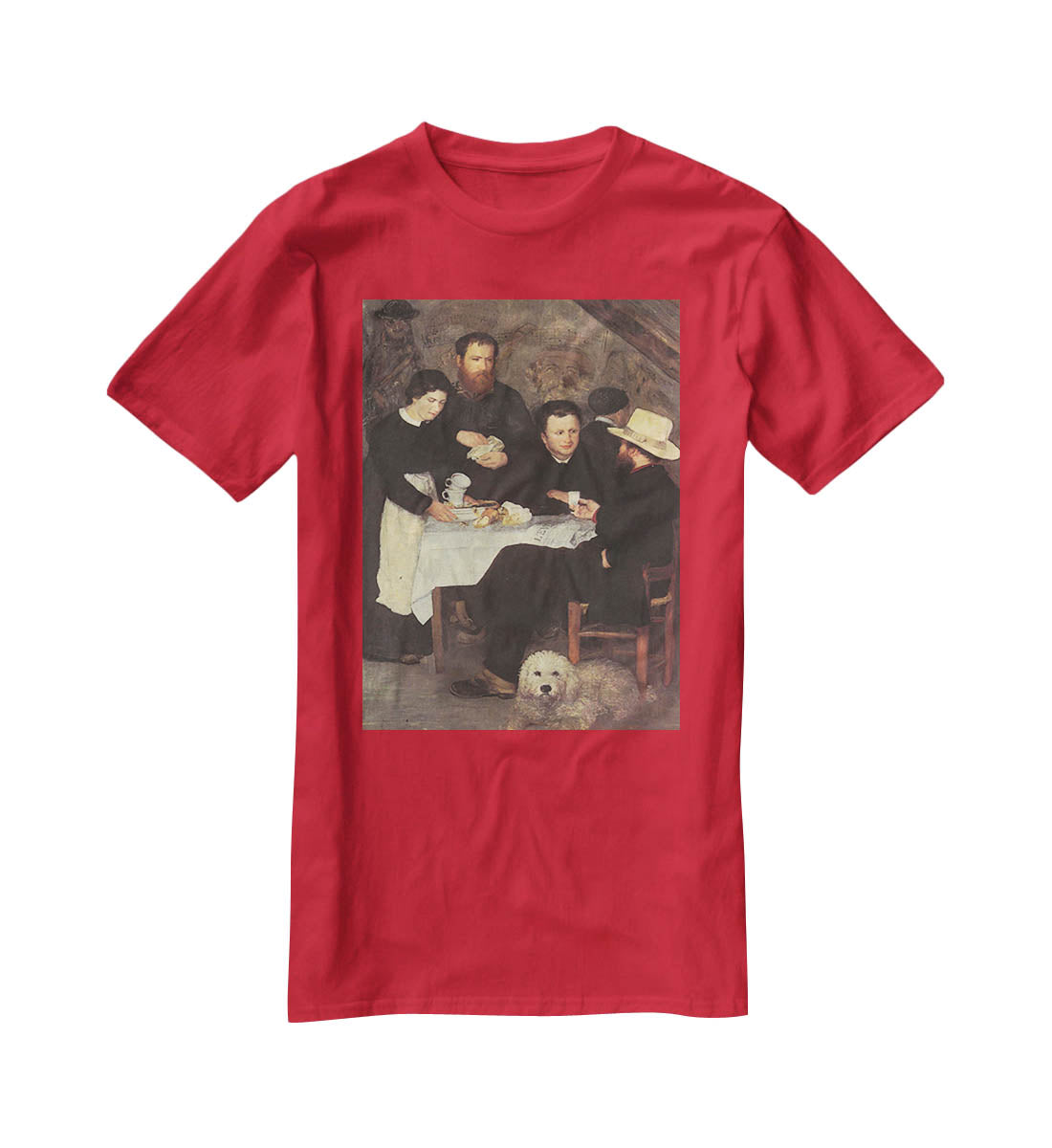 The mother of cabaret Antony by Renoir T-Shirt - Canvas Art Rocks - 4