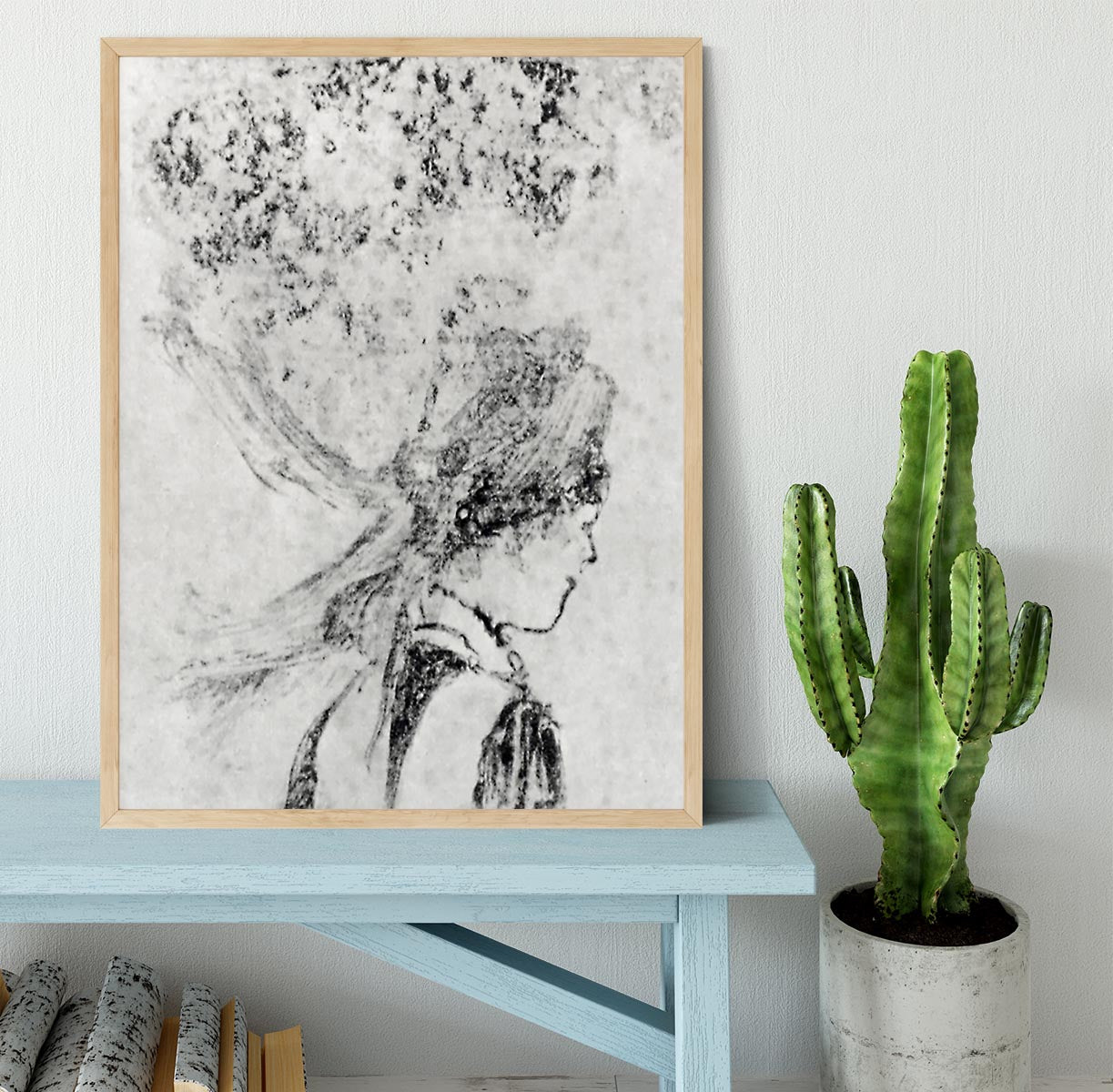 The nurse by Degas Framed Print - Canvas Art Rocks - 4