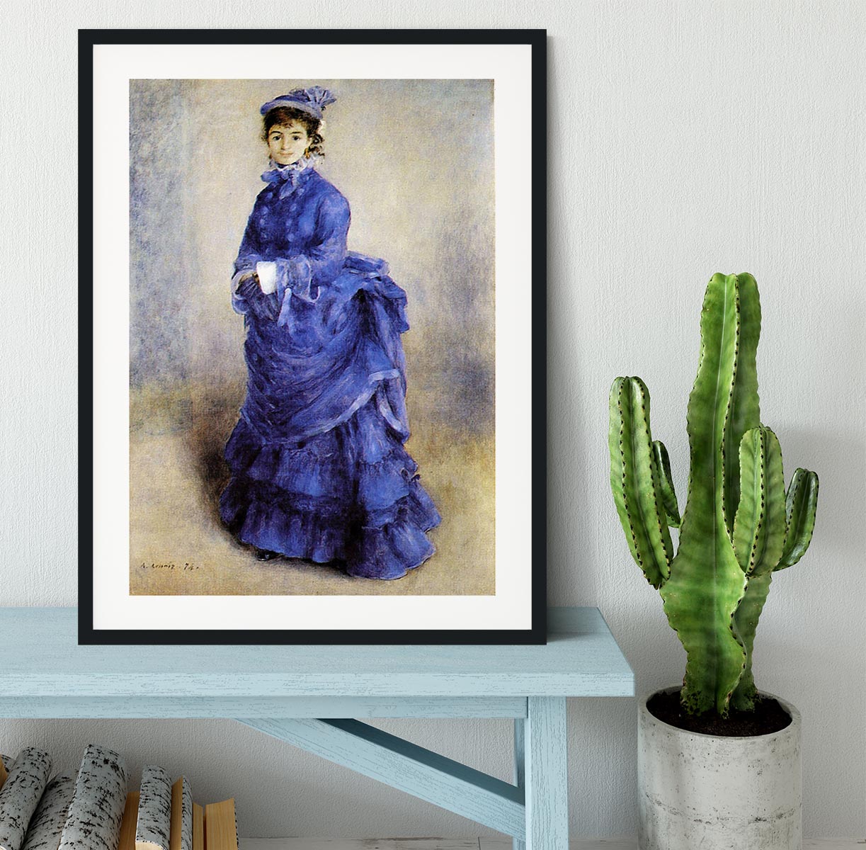 The parisian by Renoir Framed Print - Canvas Art Rocks - 1