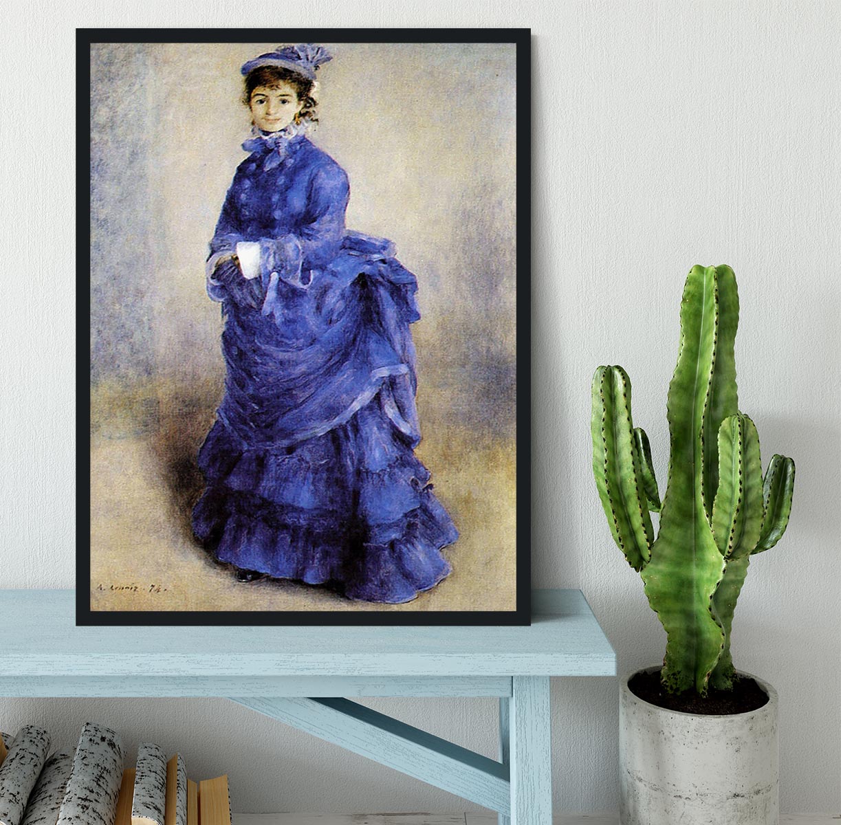 The parisian by Renoir Framed Print - Canvas Art Rocks - 2