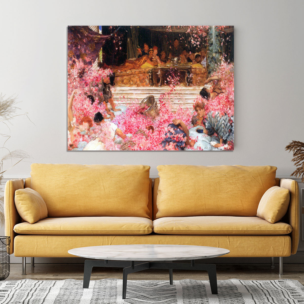 The roses of Heliogabalus by Alma Tadema Canvas Print or Poster - Canvas Art Rocks - 4