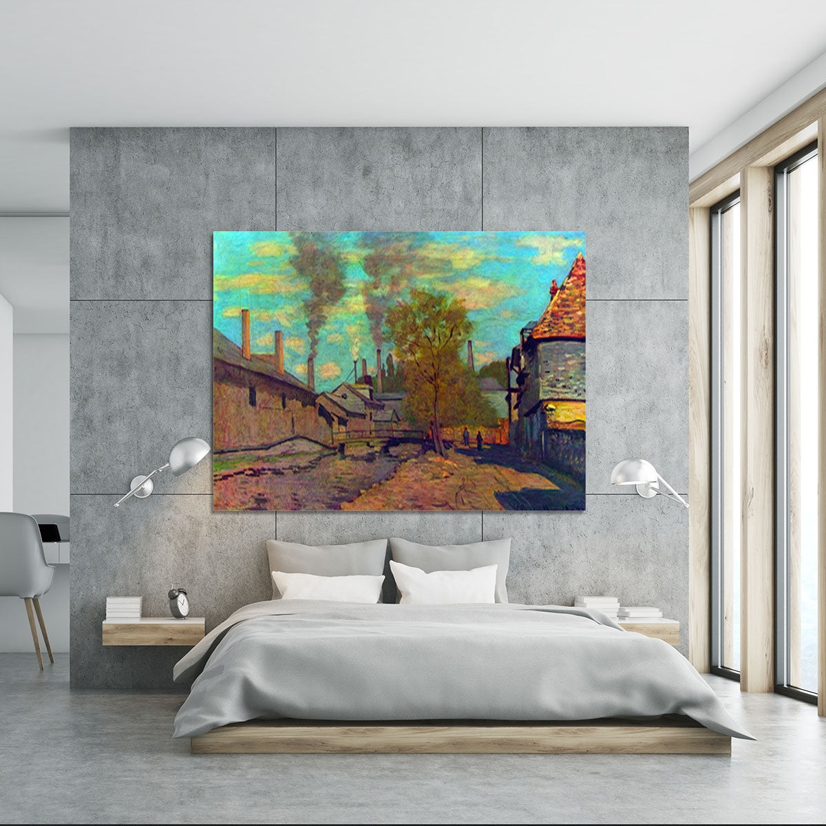 The stream of Robec by Claude Monet Canvas Print or Poster - Canvas Art Rocks - 5