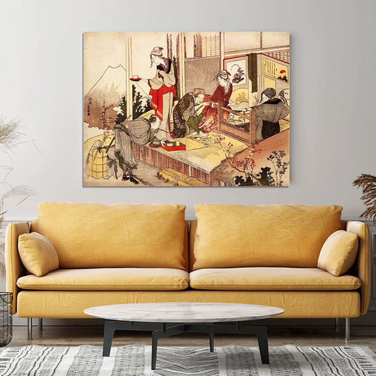 The studio of Netsuke by Hokusai Canvas Print or Poster - Canvas Art Rocks - 4