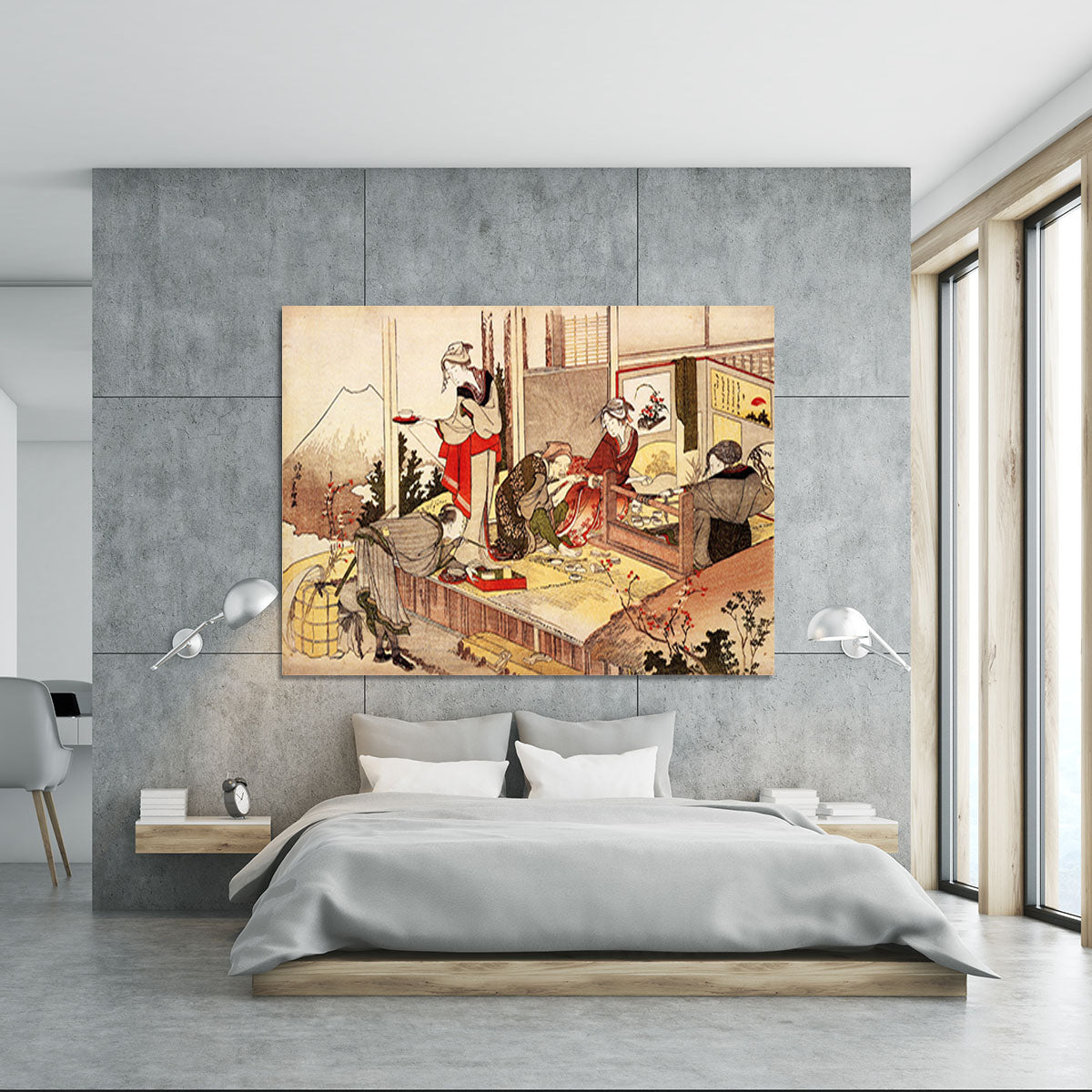 The studio of Netsuke by Hokusai Canvas Print or Poster - Canvas Art Rocks - 5