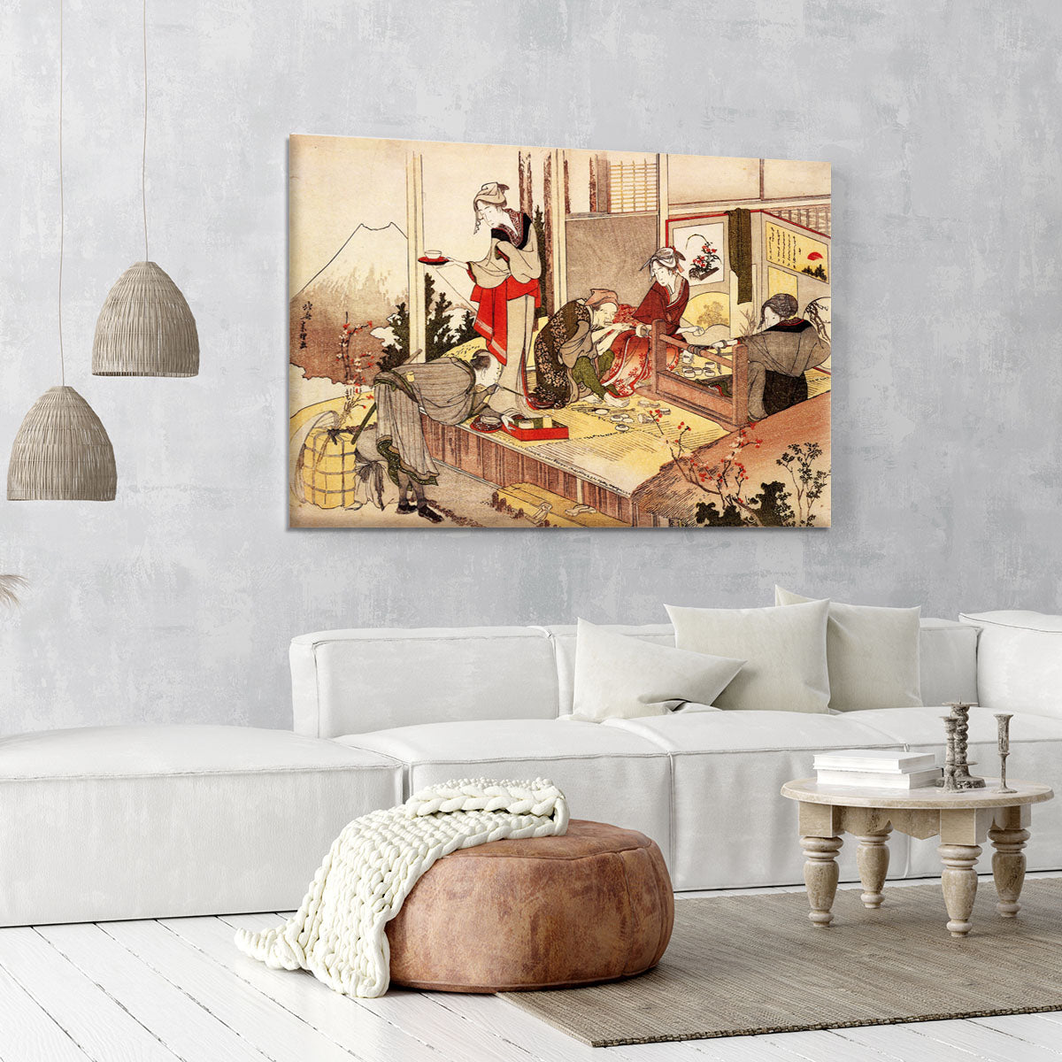 The studio of Netsuke by Hokusai Canvas Print or Poster - Canvas Art Rocks - 6