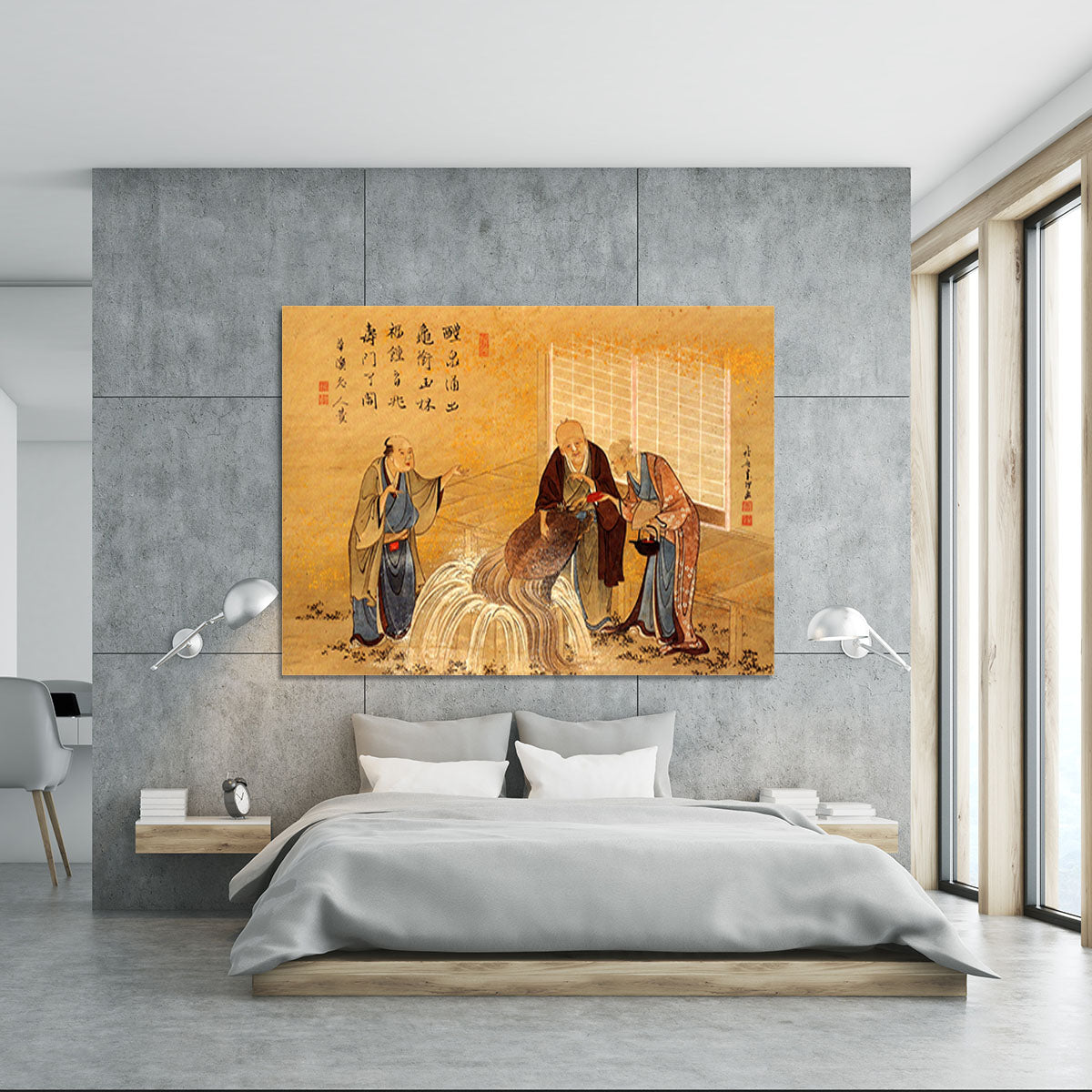 The thouthand years turtle by Hokusai Canvas Print or Poster - Canvas Art Rocks - 5