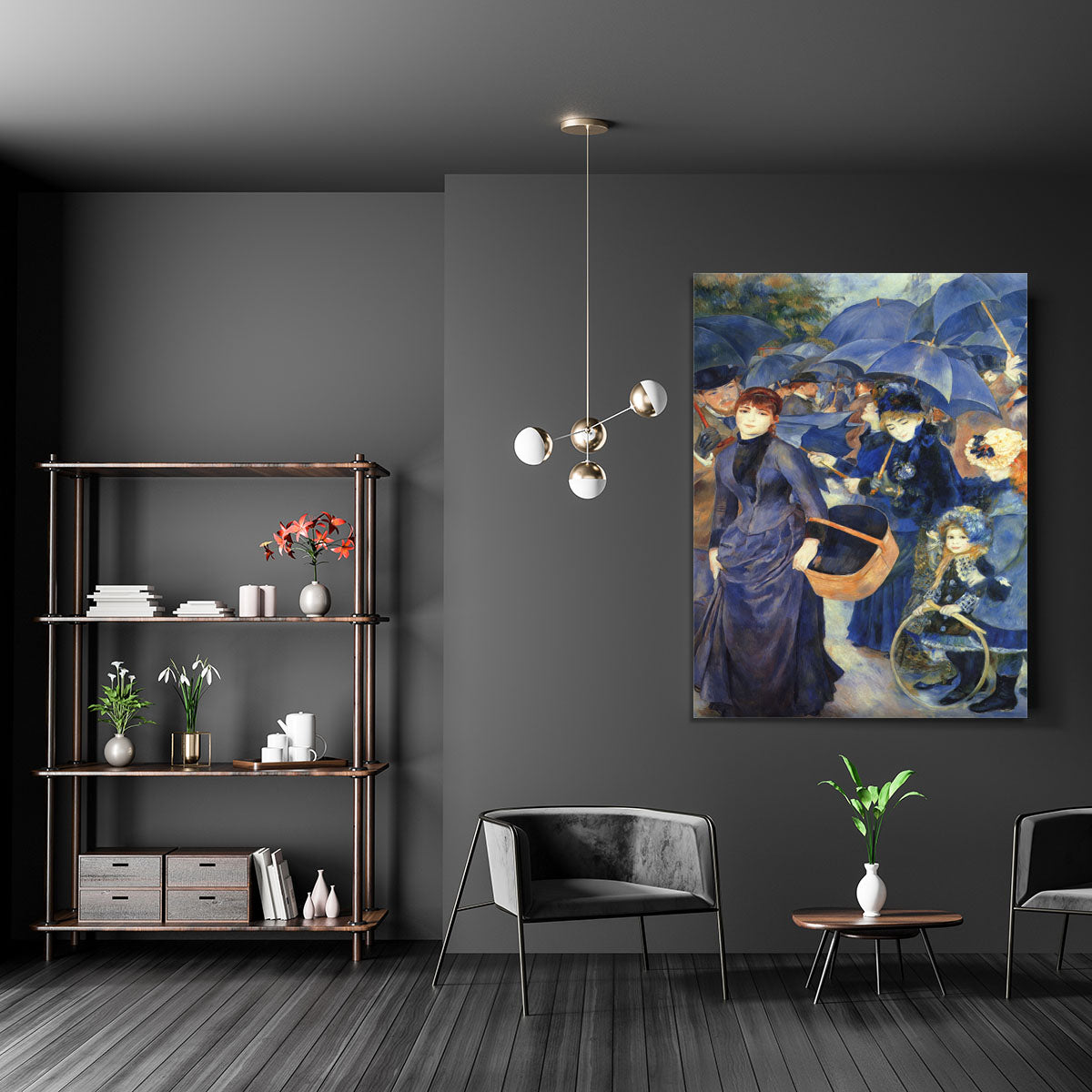 The umbrellas by Renoir Canvas Print or Poster - Canvas Art Rocks - 5