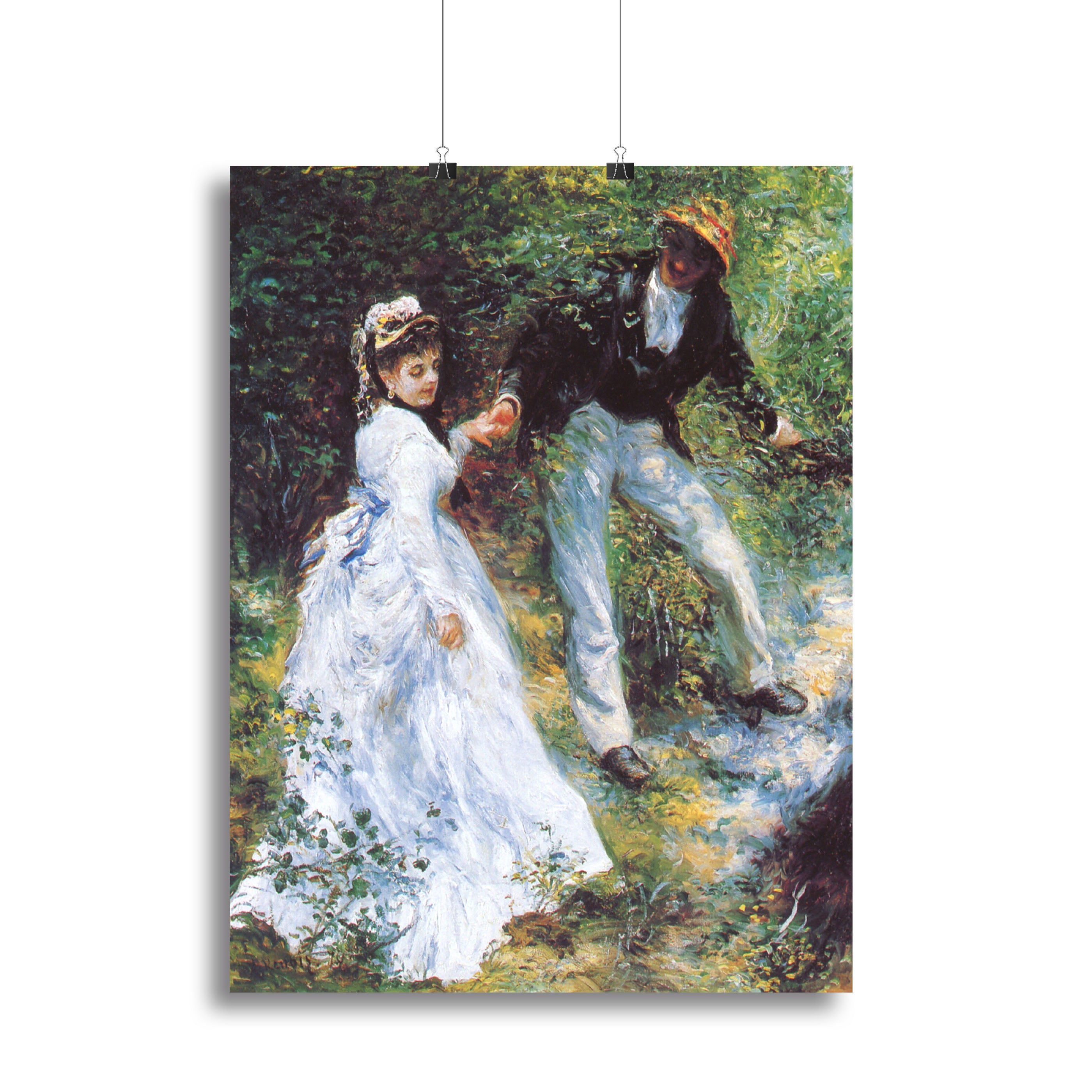 The walk by Renoir Canvas Print or Poster - Canvas Art Rocks - 2