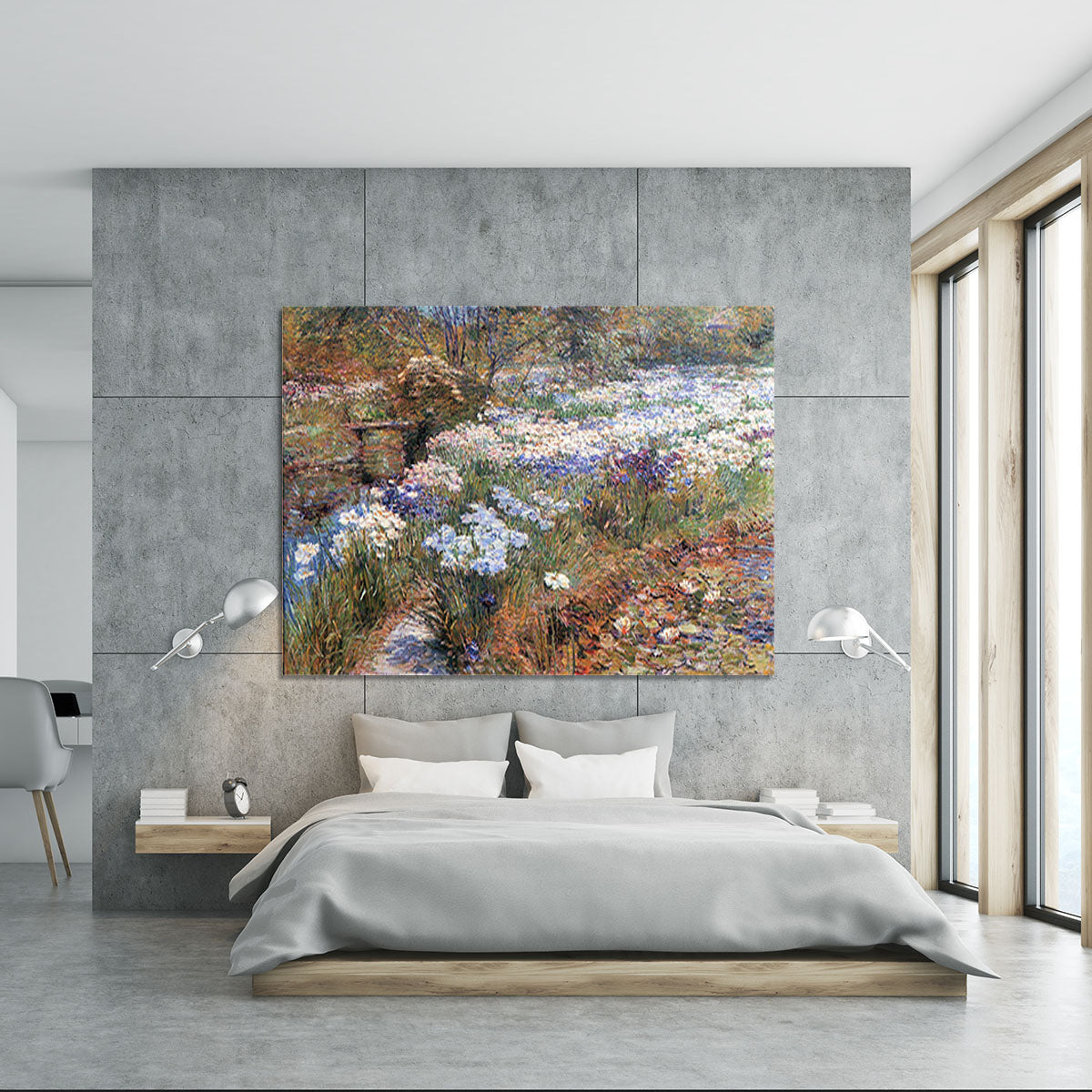 The water garden by Hassam Canvas Print or Poster - Canvas Art Rocks - 5