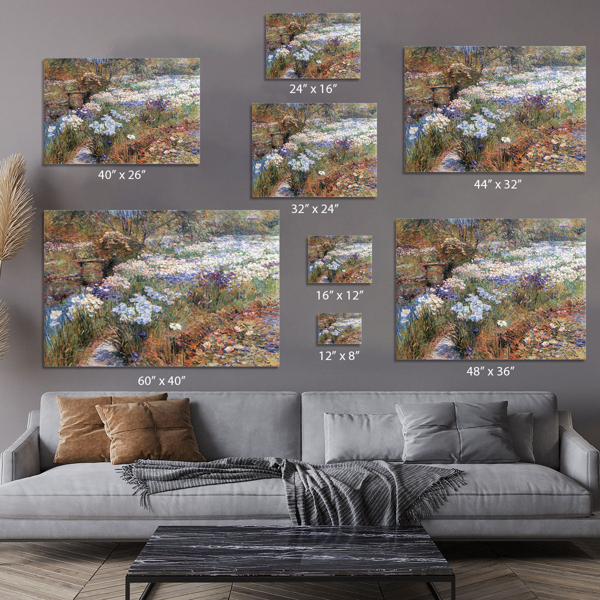 The water garden by Hassam Canvas Print or Poster - Canvas Art Rocks - 7