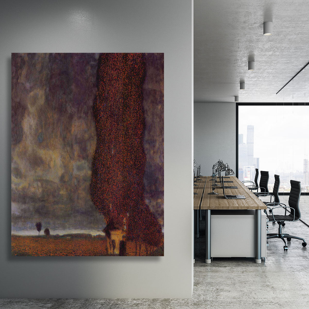 Thunderstorm by Klimt Canvas Print or Poster - Canvas Art Rocks - 3