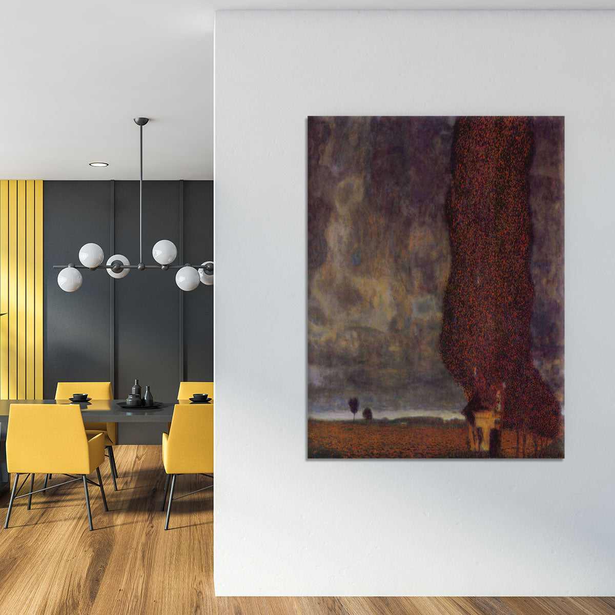 Thunderstorm by Klimt Canvas Print or Poster - Canvas Art Rocks - 4