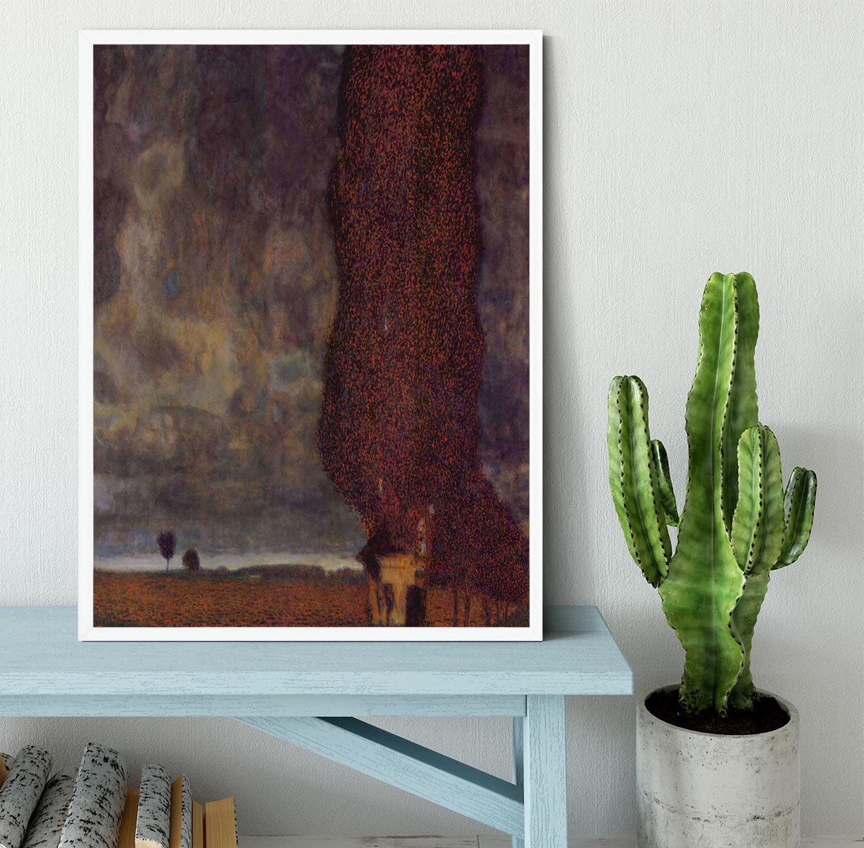 Thunderstorm by Klimt Framed Print - Canvas Art Rocks -6
