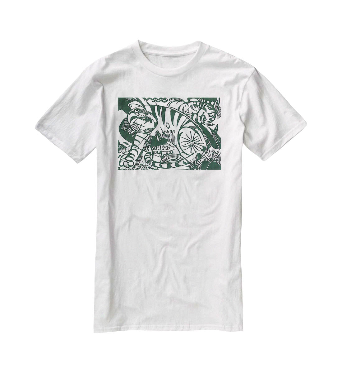 Tiger by Franz Marc T-Shirt - Canvas Art Rocks - 5